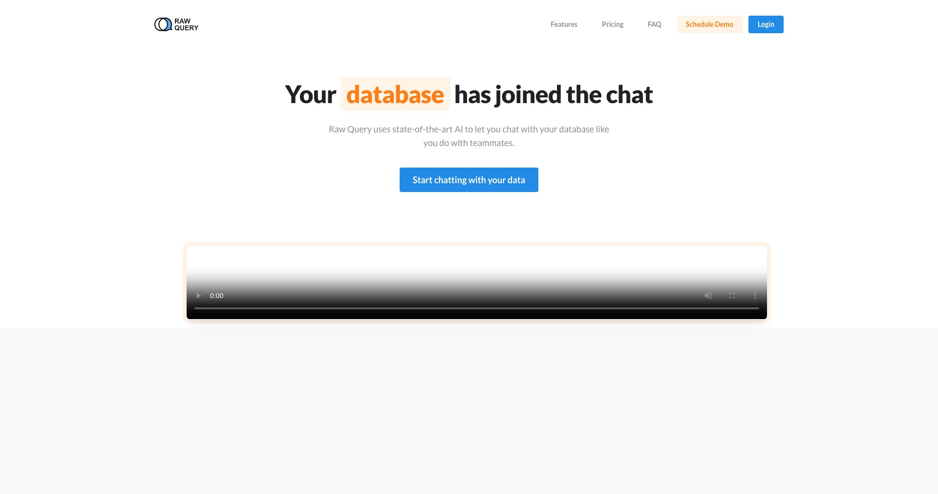 Raw Query Screenshot