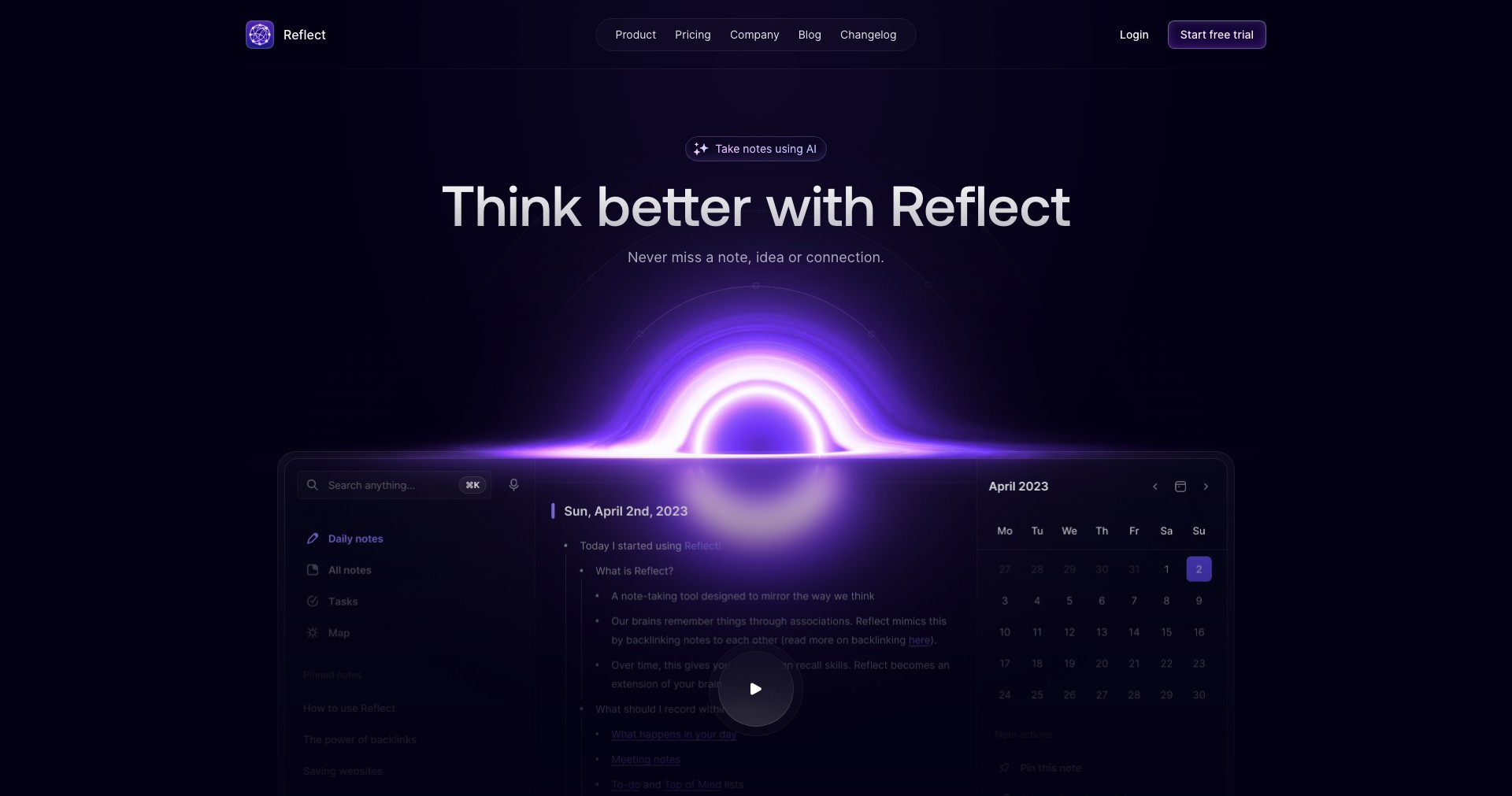 Reflect Screenshot