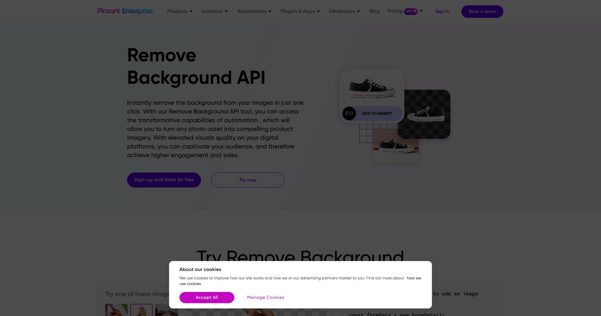 Remove Background Screenshot