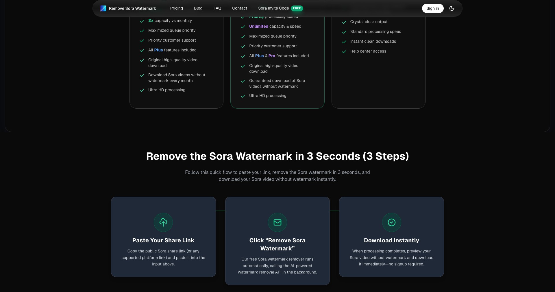 RemoveSoraWatermark in 3s Screenshot
