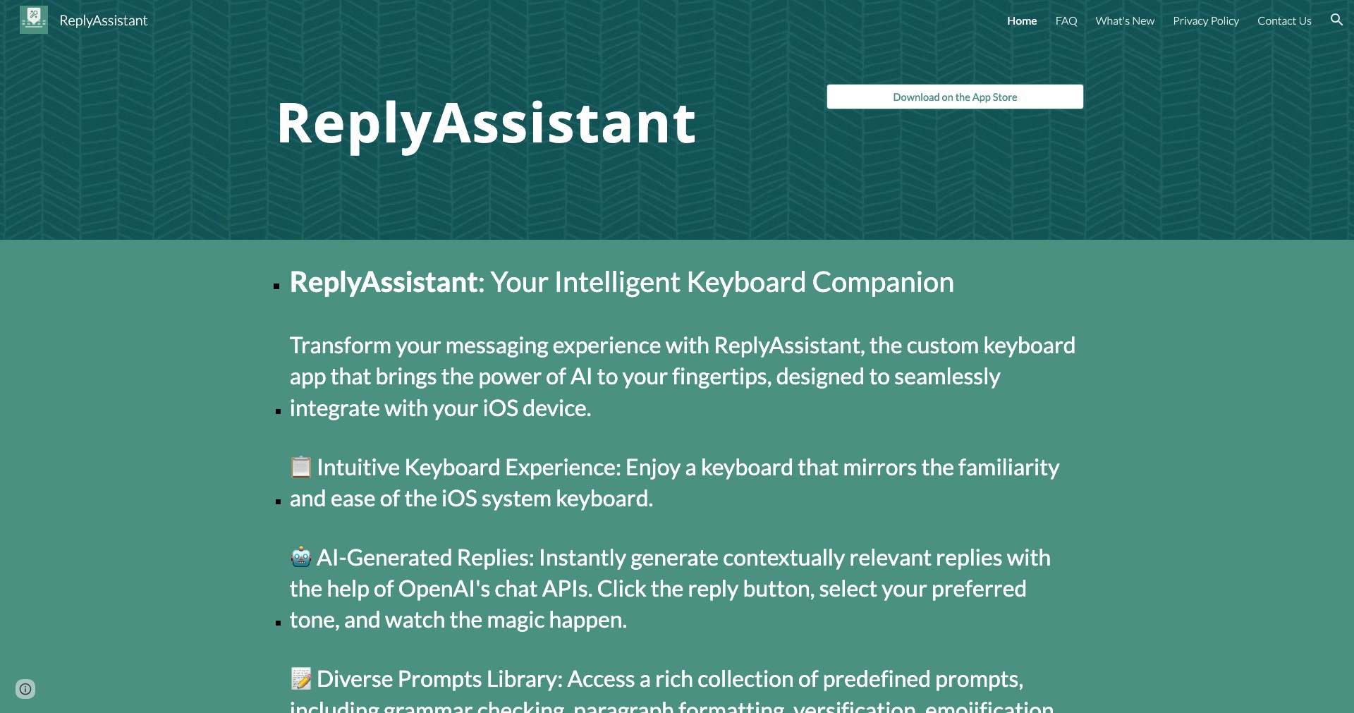 ReplyAssistant Screenshot