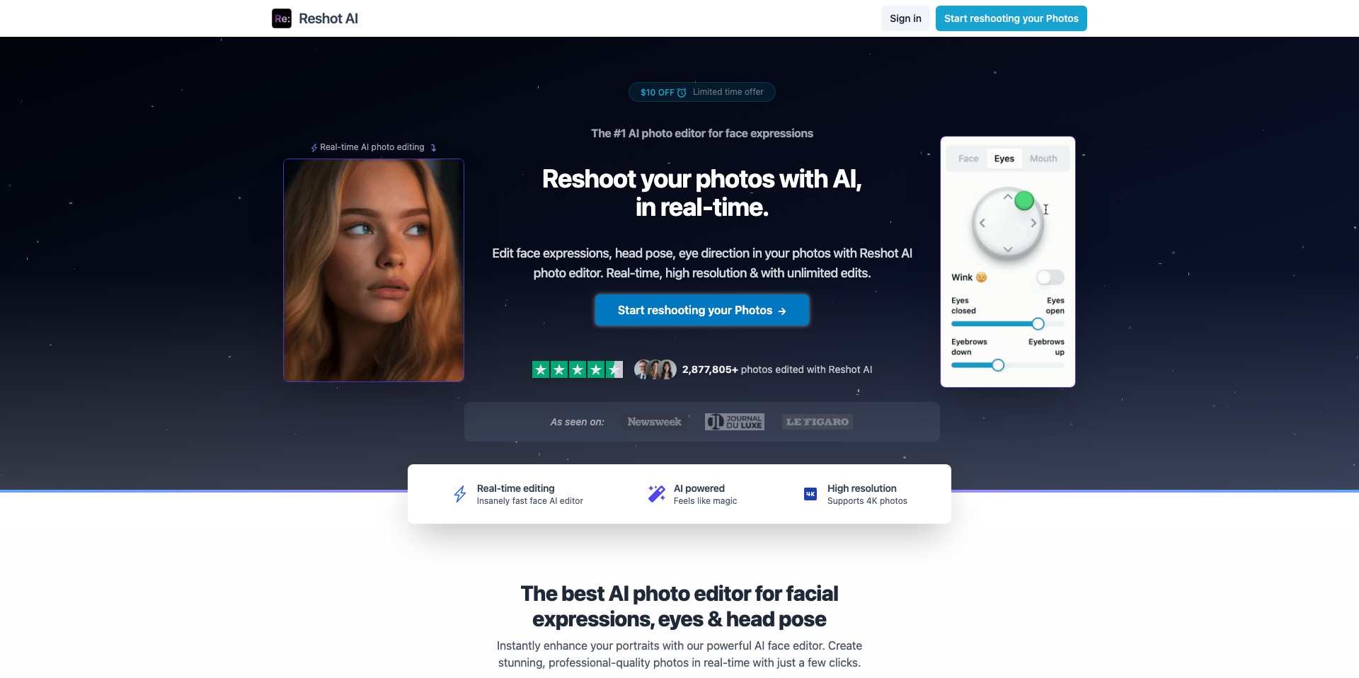 Reshot AI Screenshot