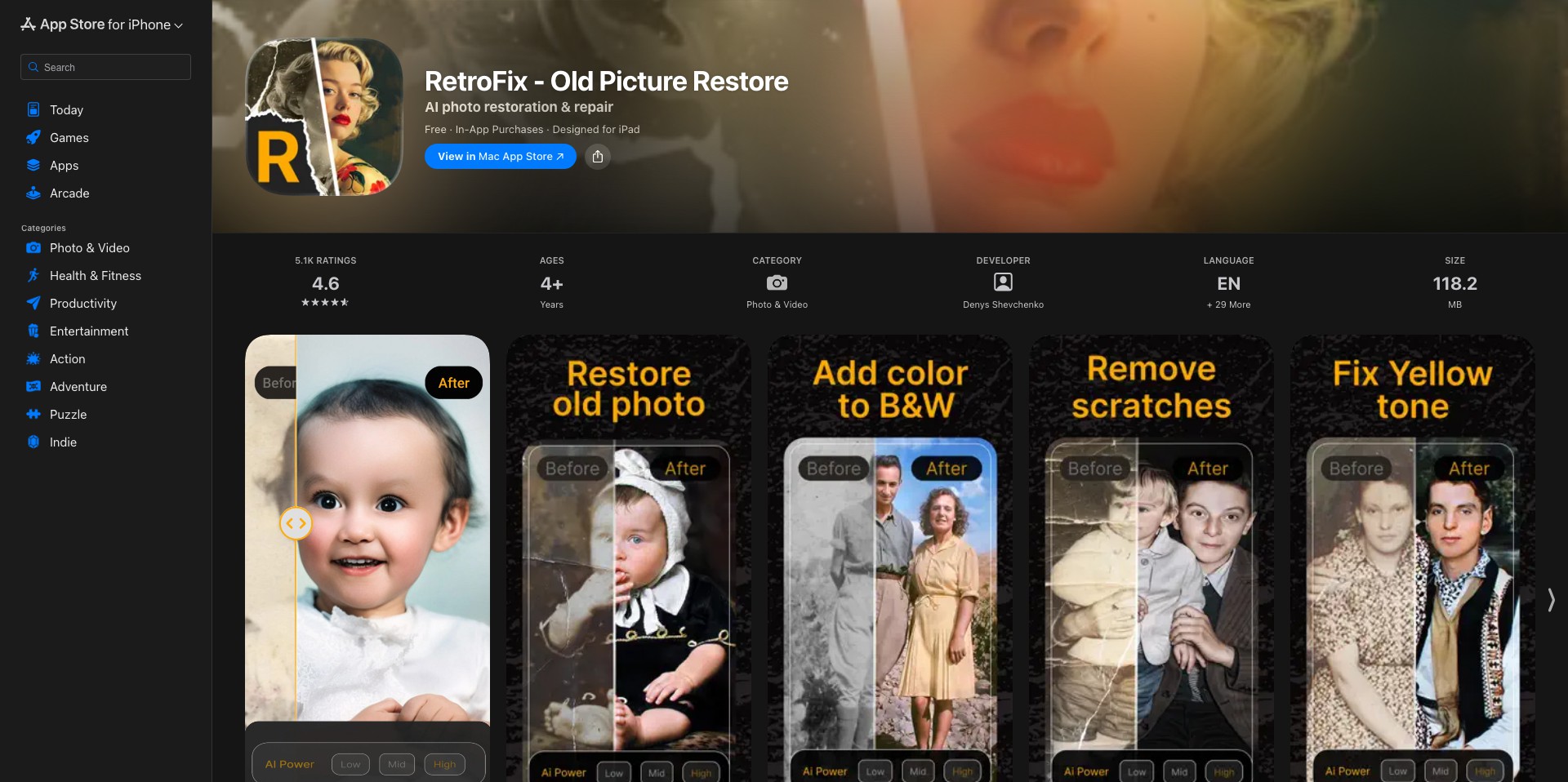 RetroFix Screenshot