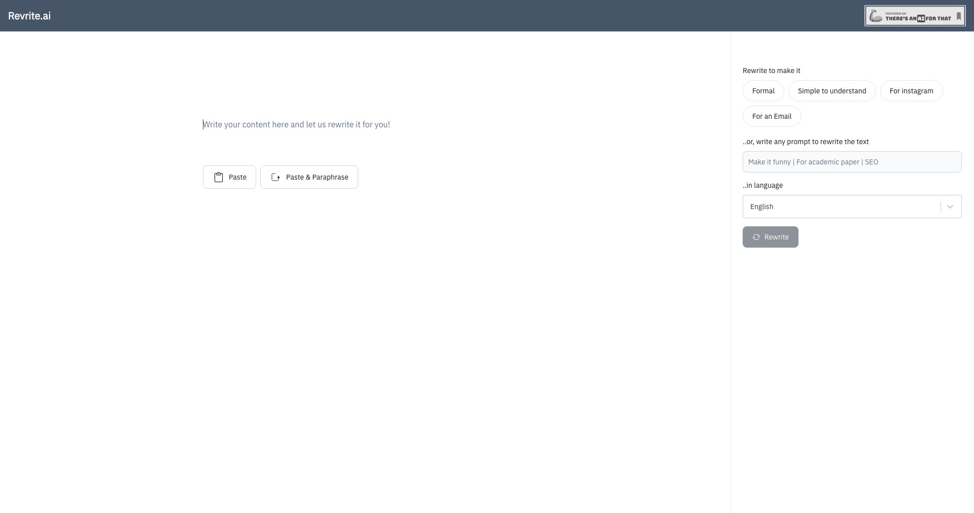 Revrite Screenshot