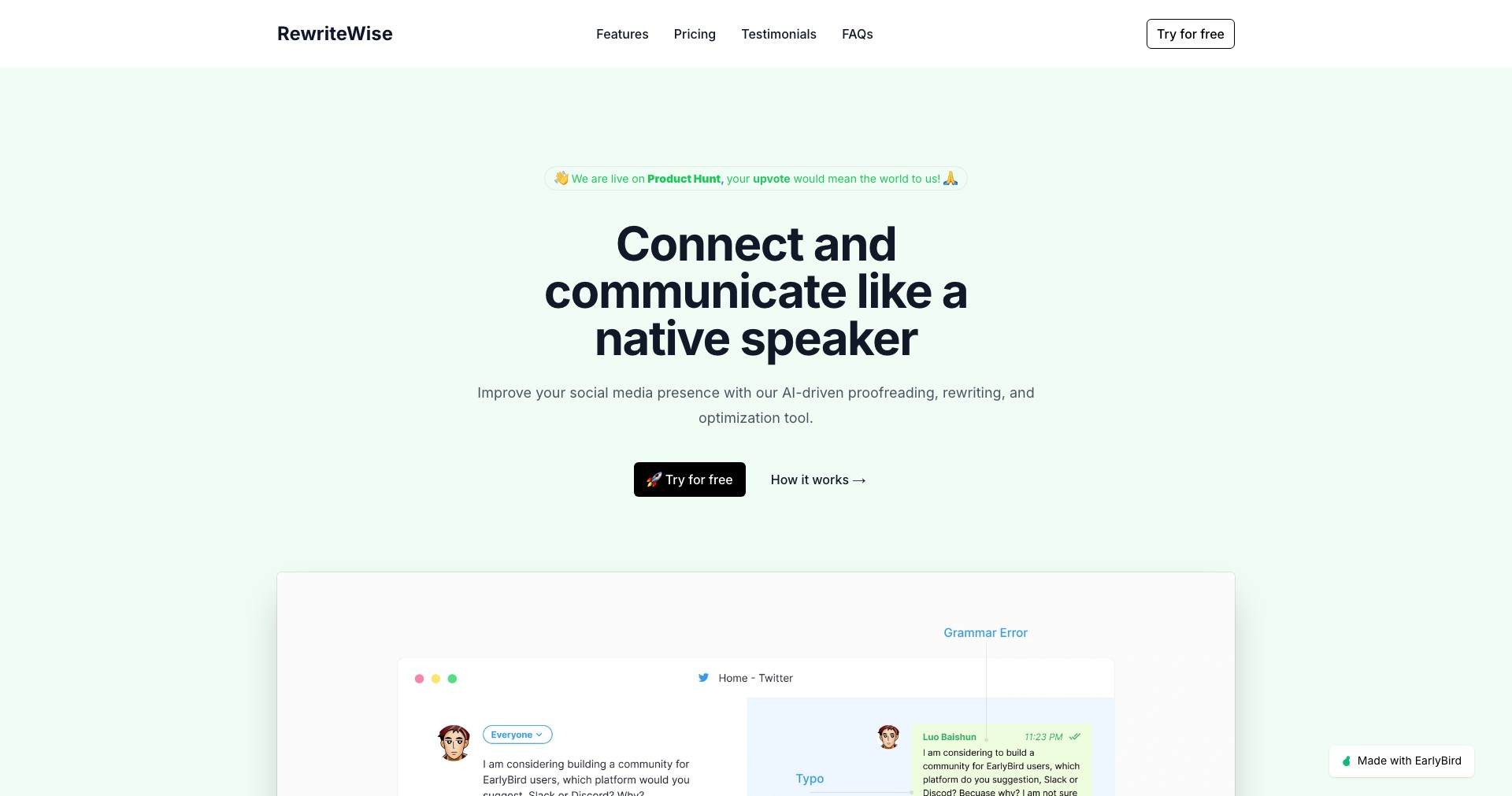 RewriteWise Screenshot