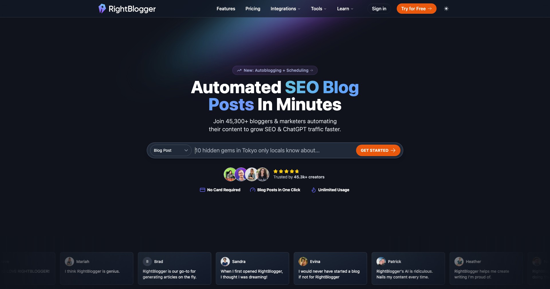 RightBlogger v2.5 Screenshot