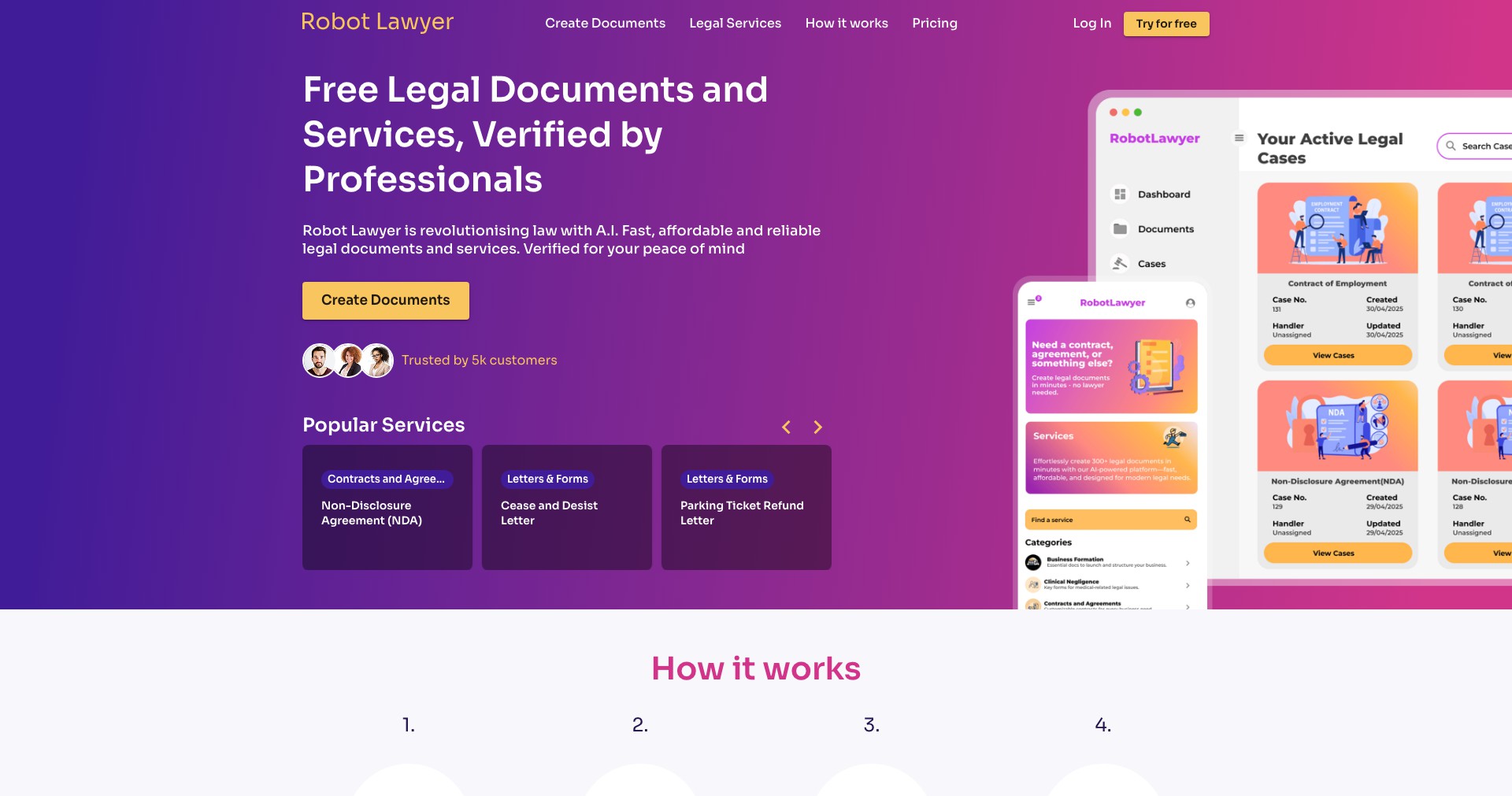 Robot Lawyer v2 Screenshot