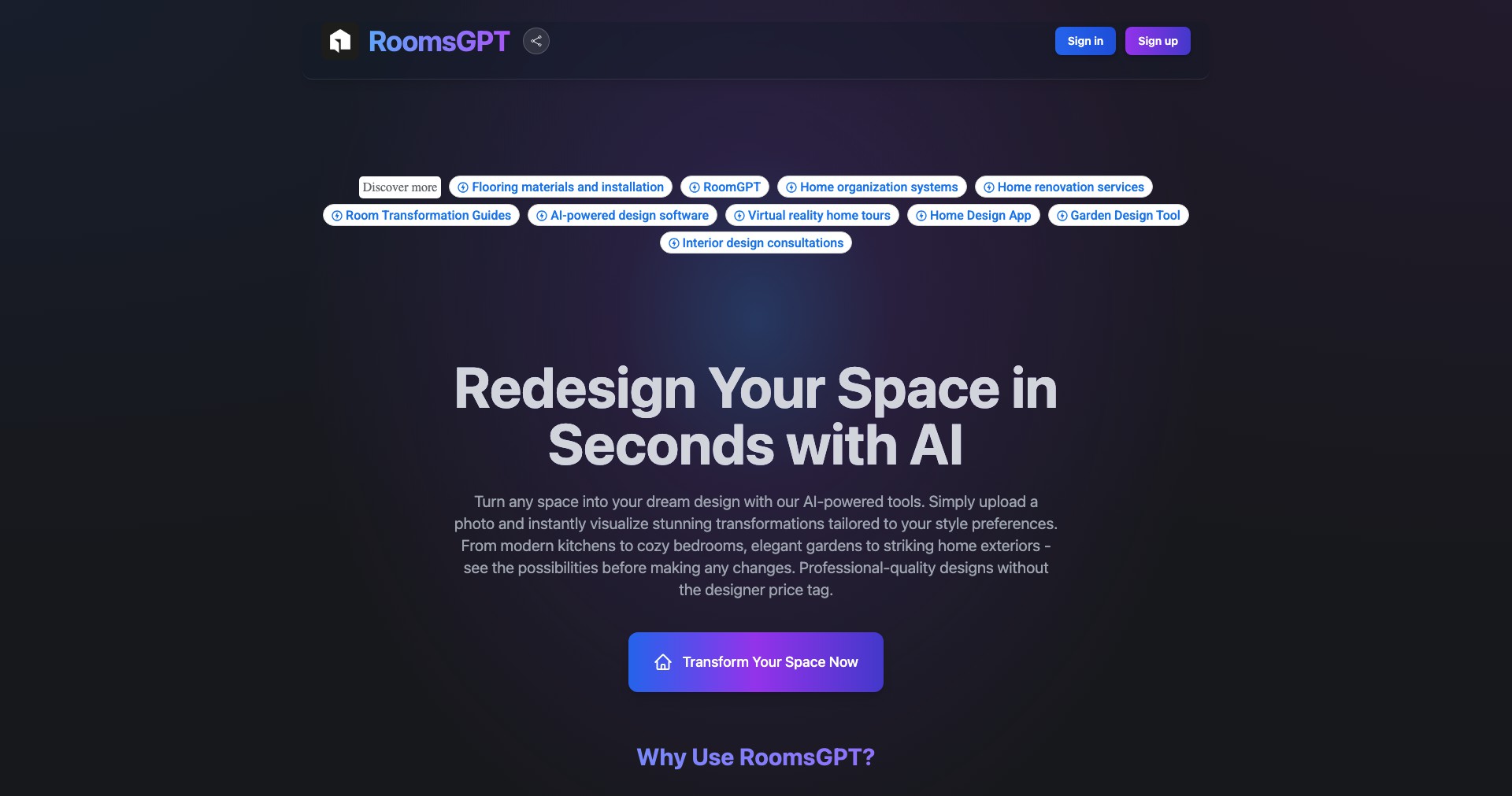Roomsgpt Screenshot