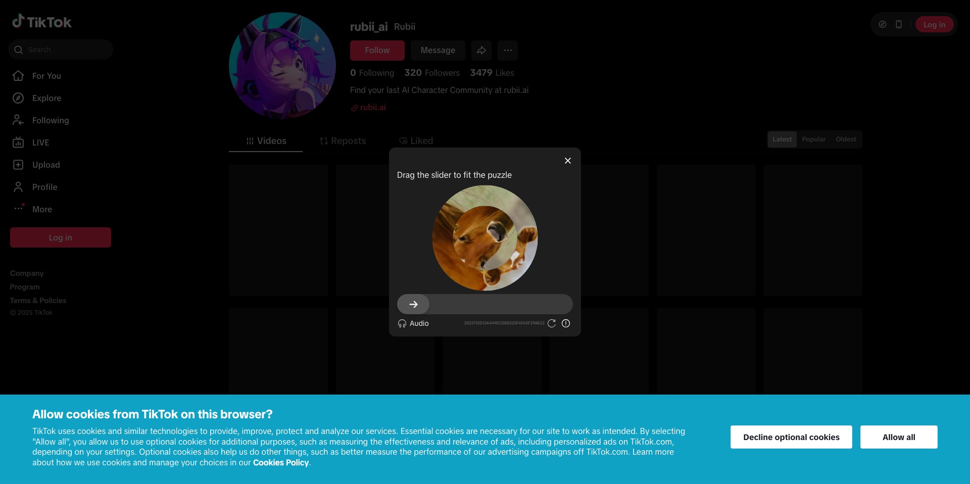 Rubii NSFW Image Generator Screenshot