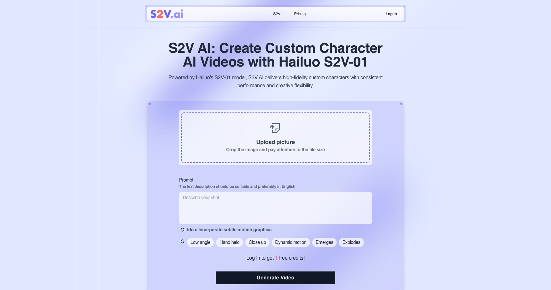 S2V Screenshot