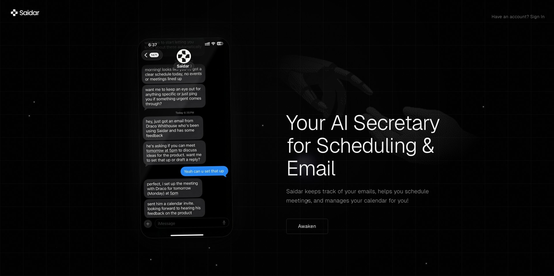 Saidar3 Screenshot