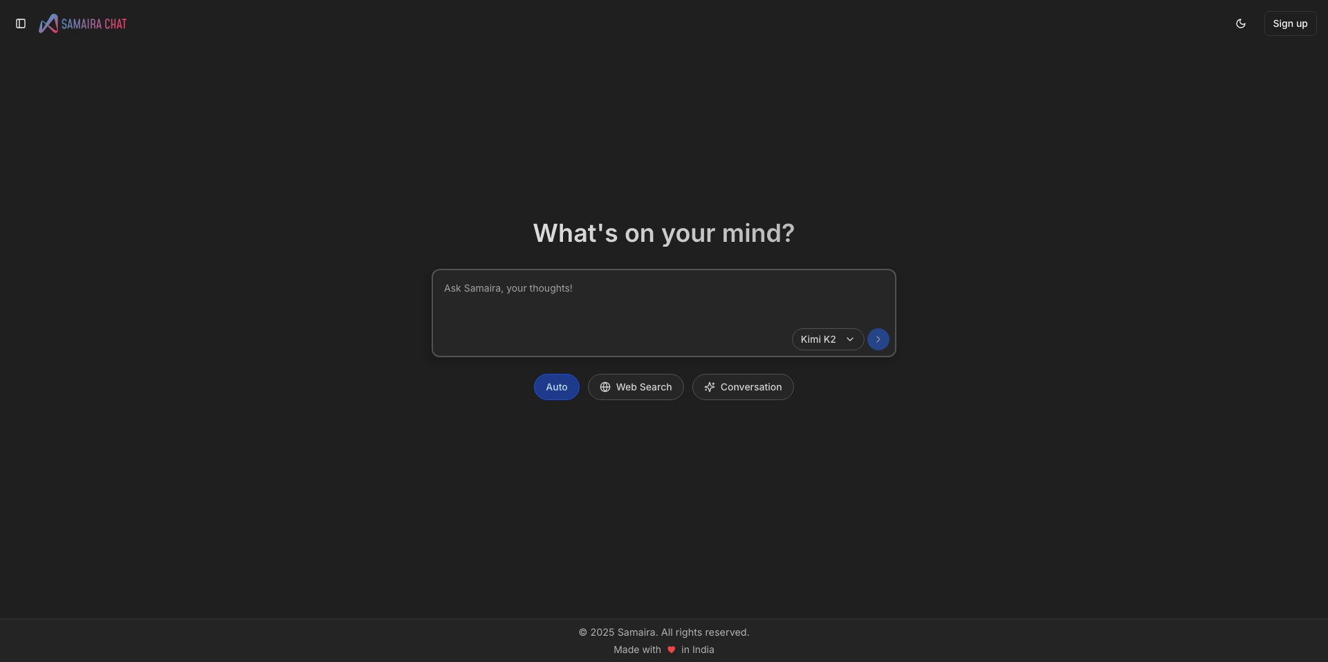 Samaira AI Screenshot