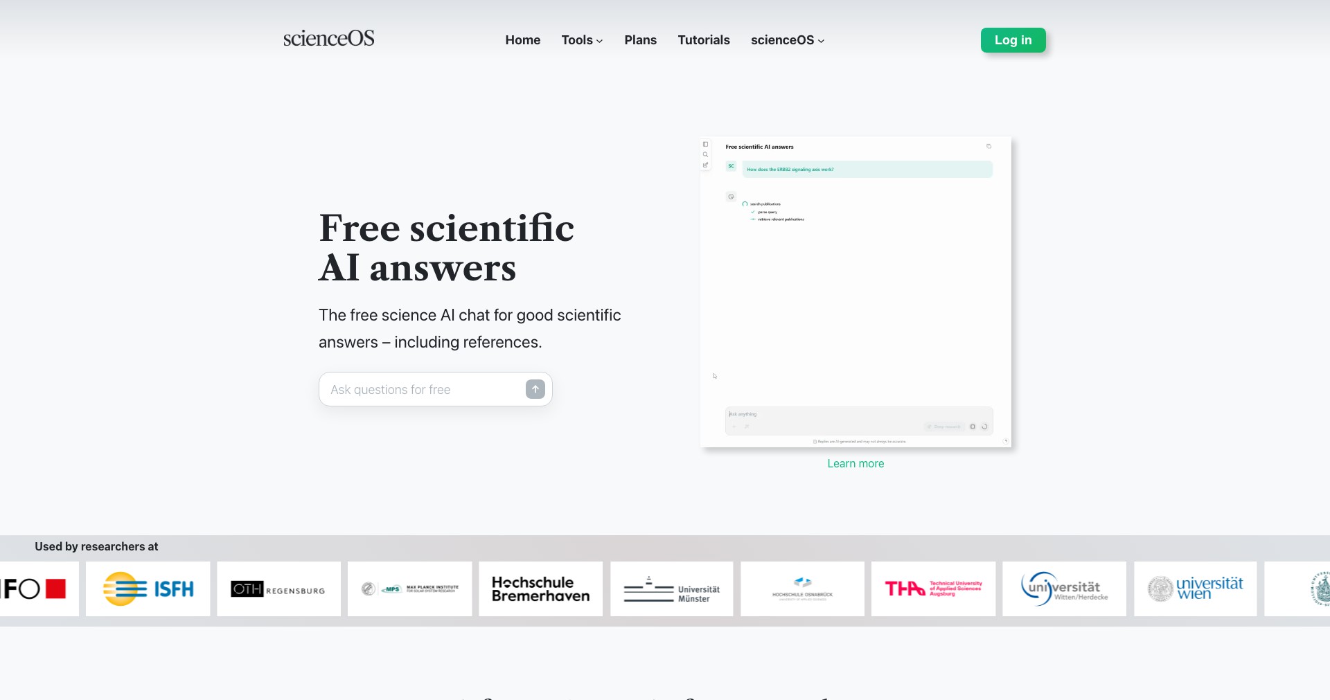 ScienceOS Screenshot