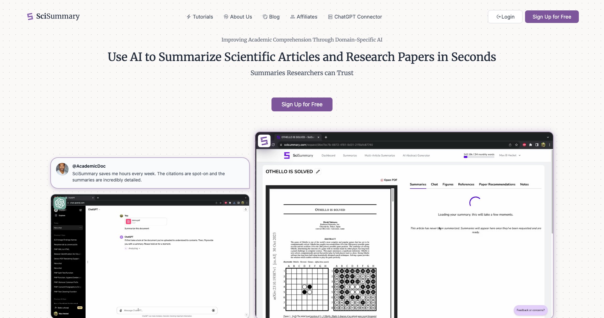 Scisummary v1.4.0 Screenshot