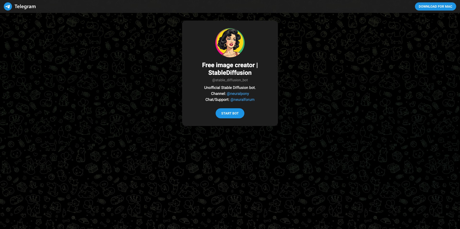SD Telegram bot Screenshot
