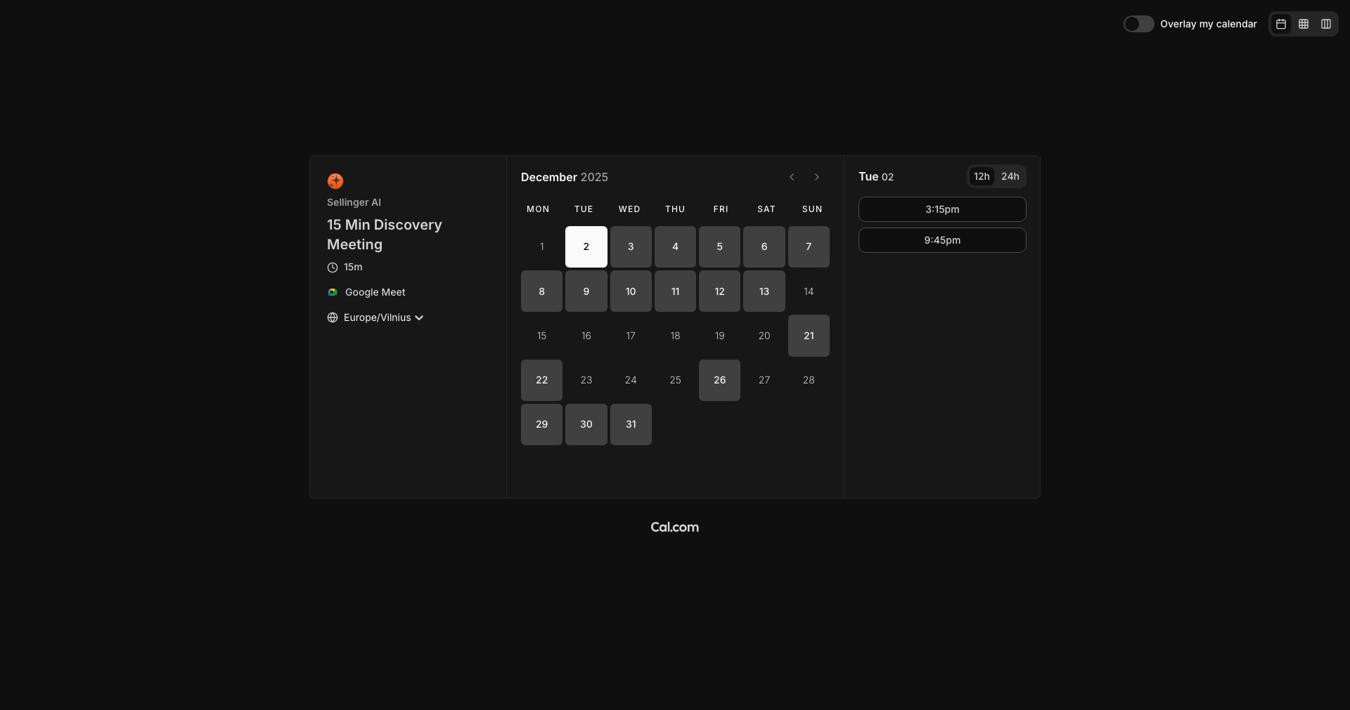 Sellinger AI Screenshot