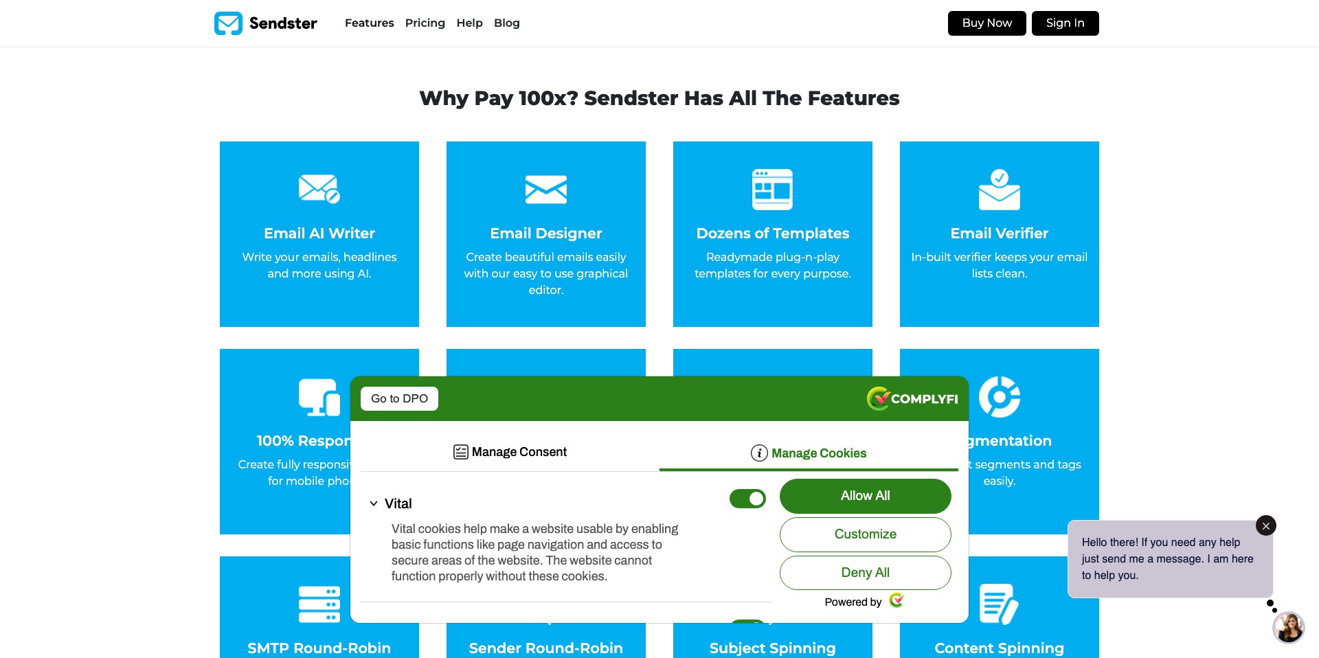 Sendster Screenshot