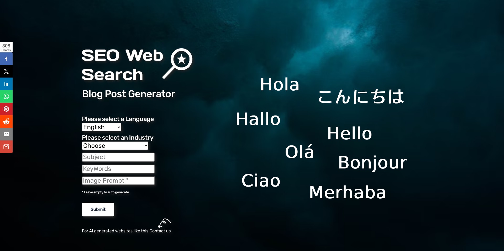 Seowebsearch Screenshot