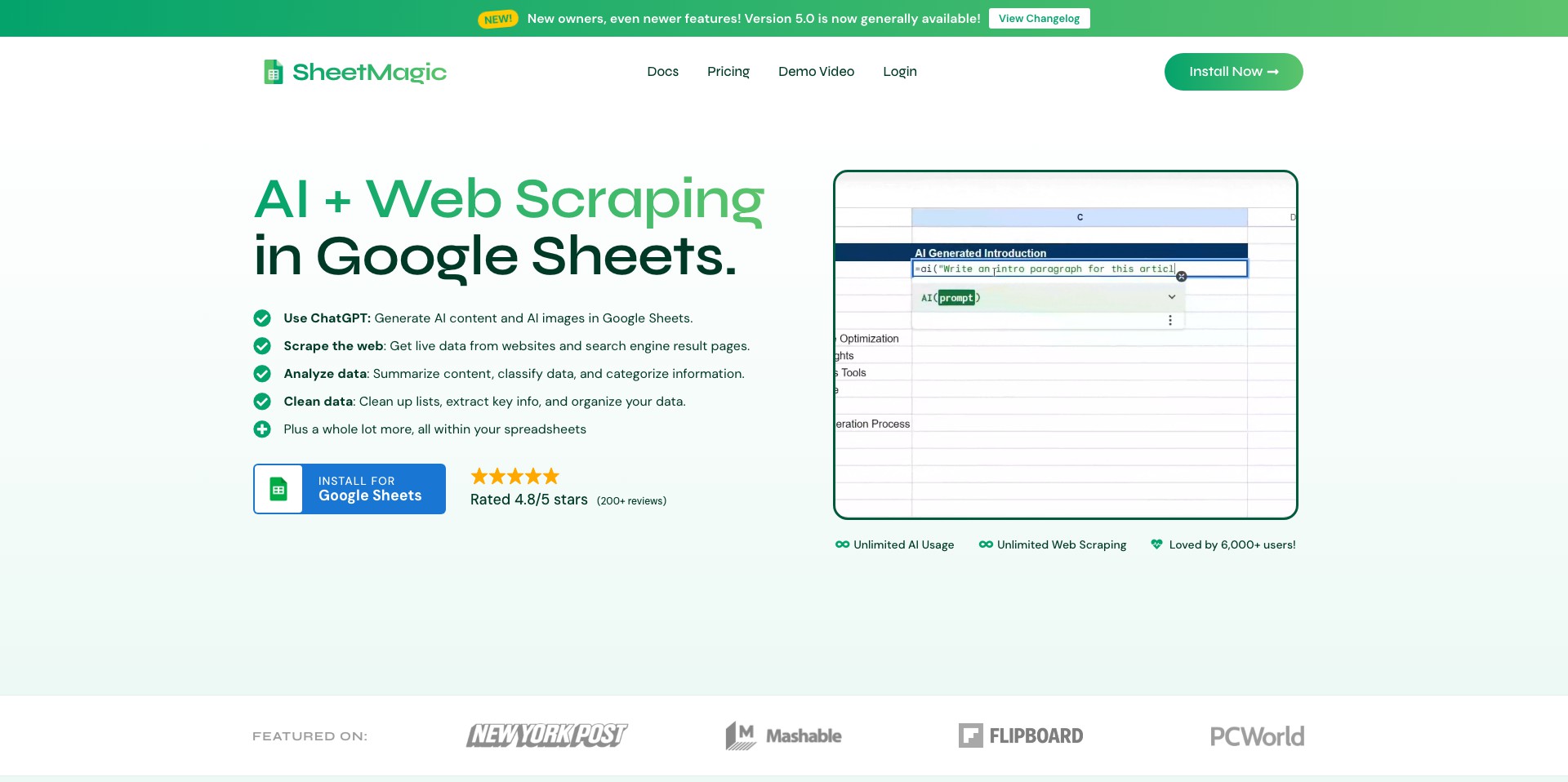 SheetMagic Screenshot