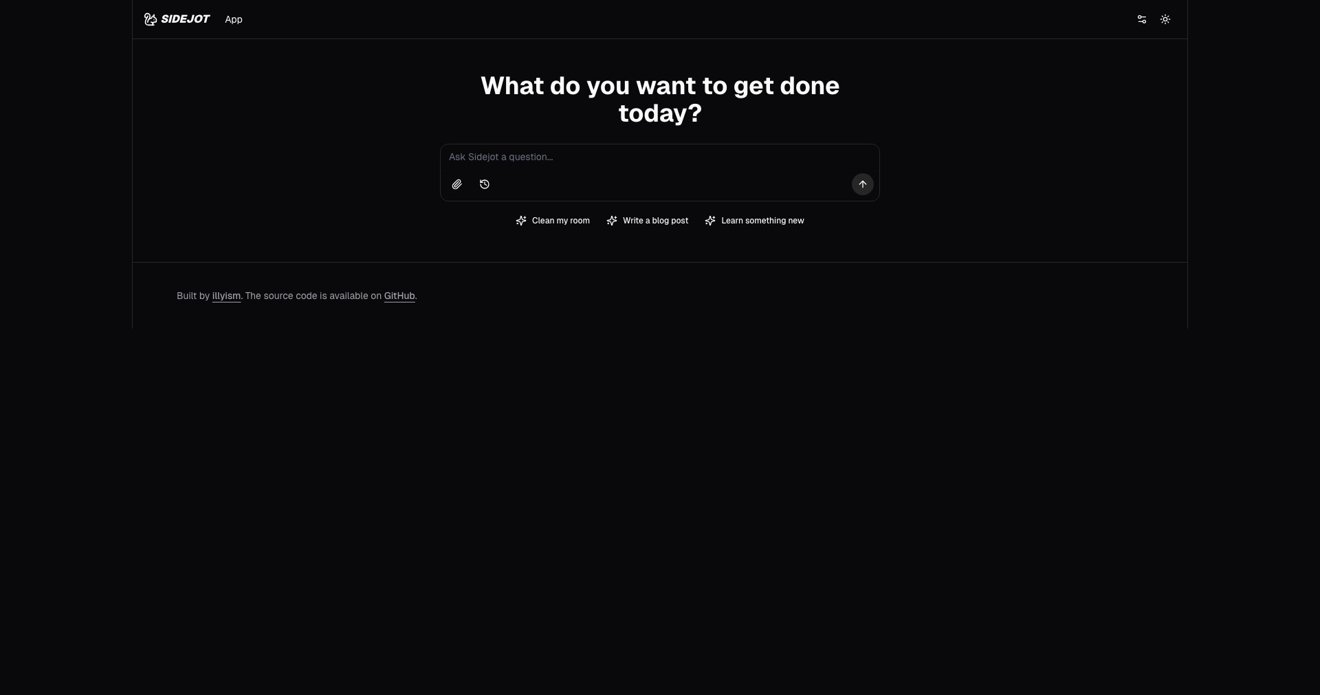 Sidejot Screenshot