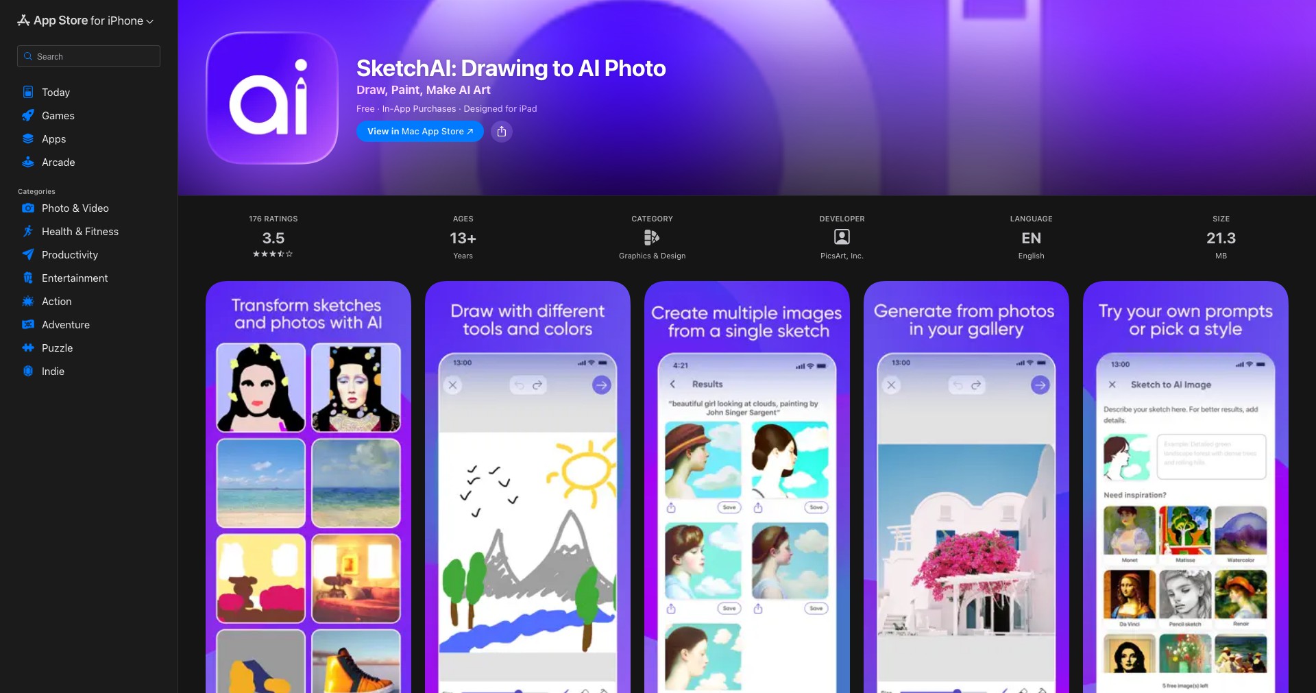 SketchAI Screenshot
