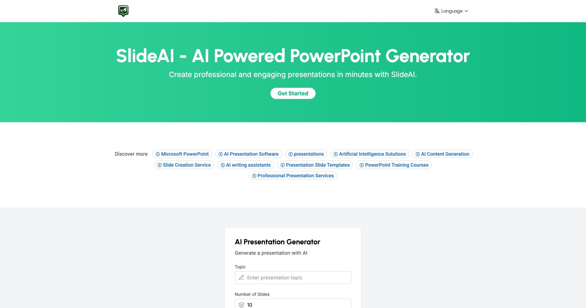 SlideAI Screenshot
