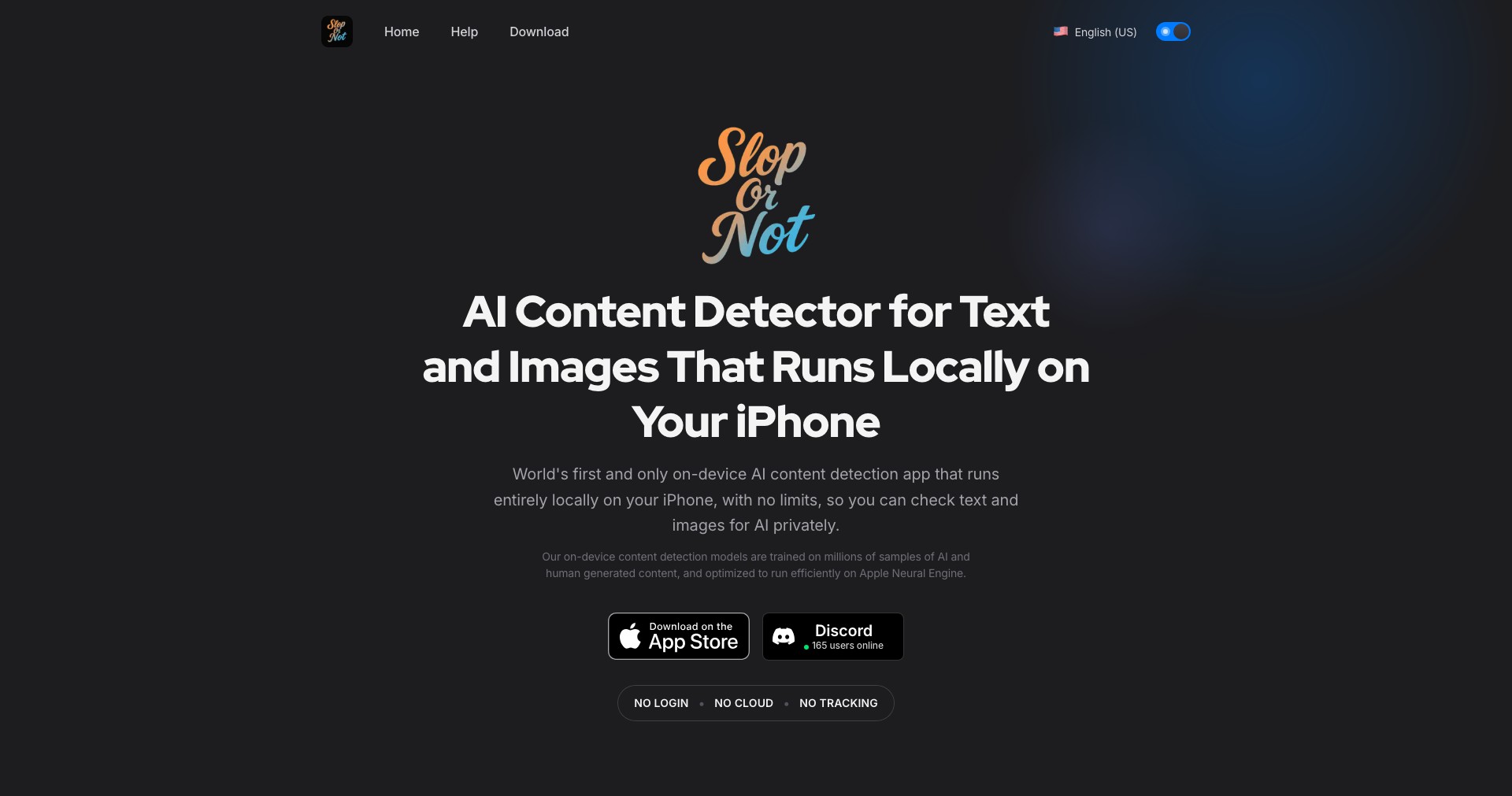 Slop Or Not AI Screenshot