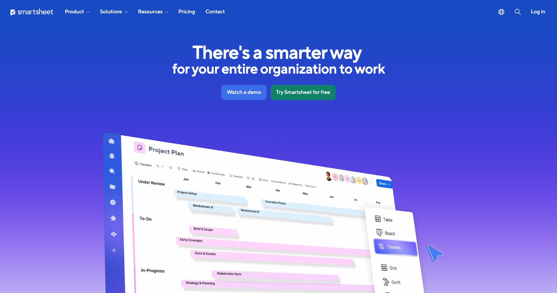 Smartsheet Screenshot