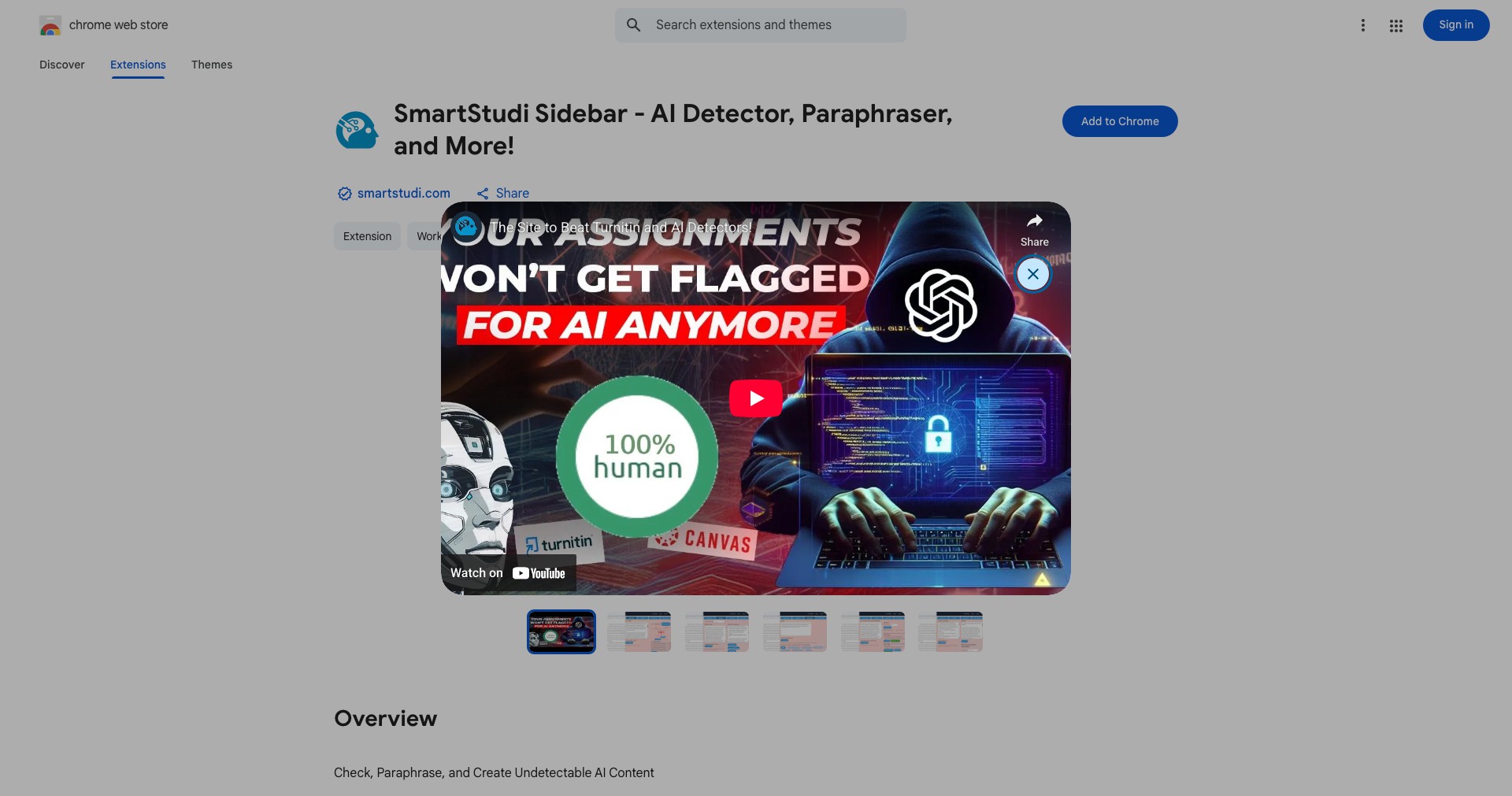 SmartStudi Sidebar Screenshot