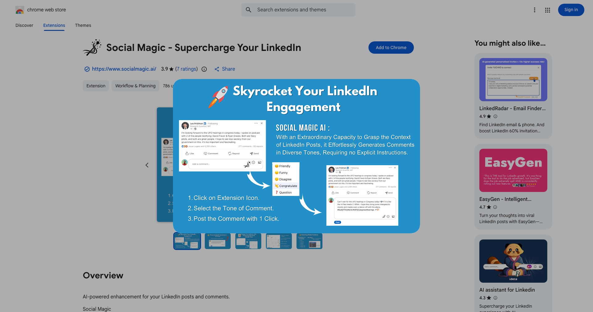 Social Magic Screenshot