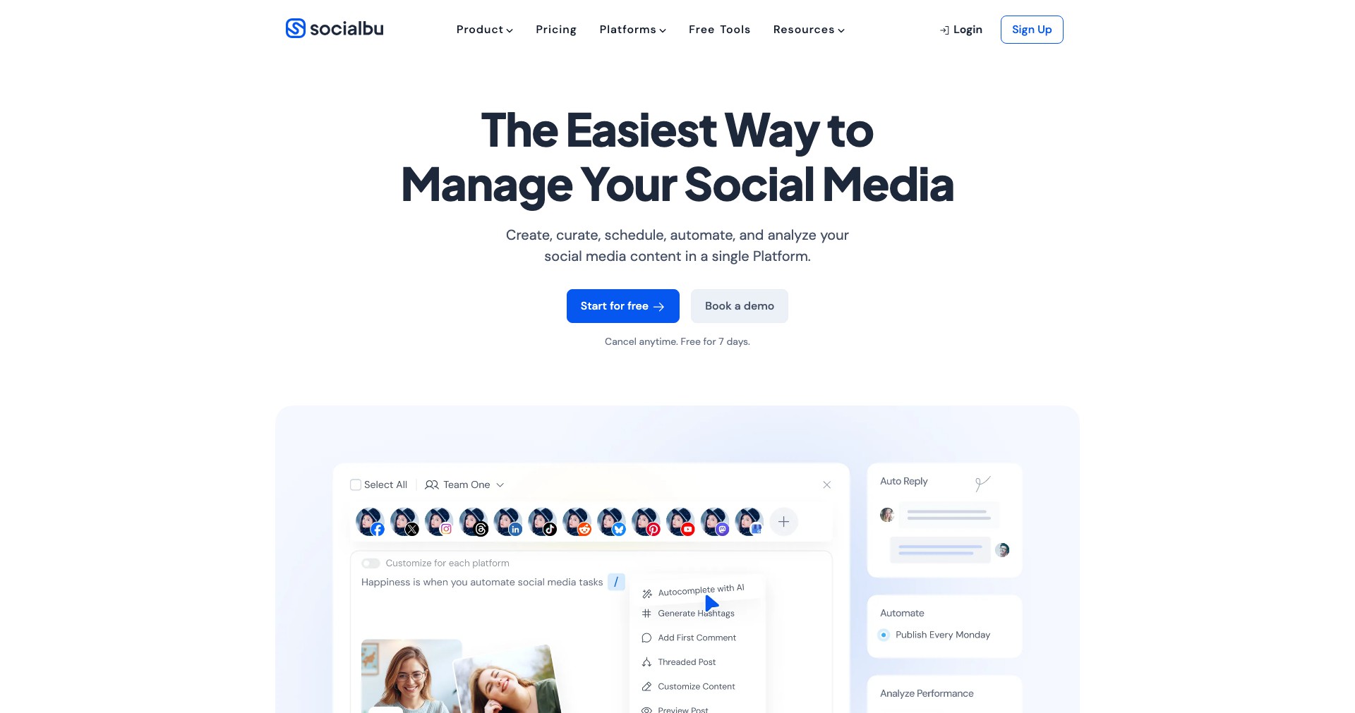 SocialBu Screenshot