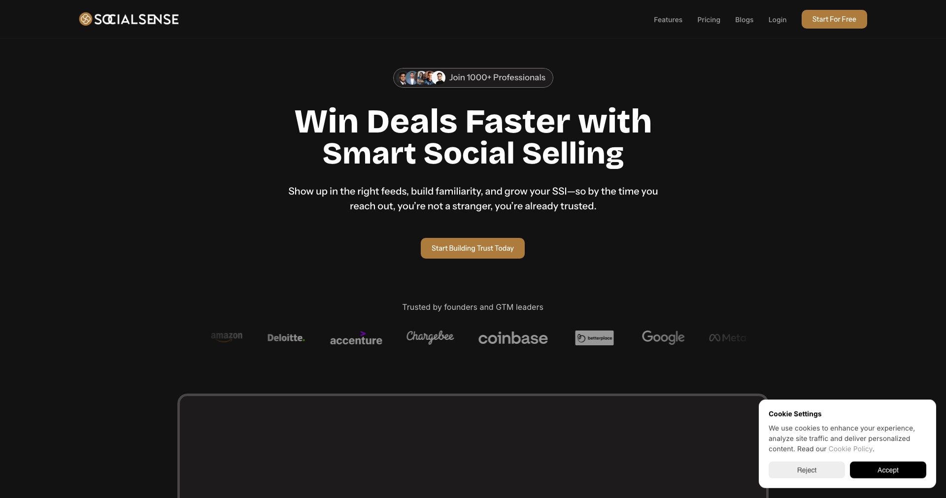 SocialSense Screenshot