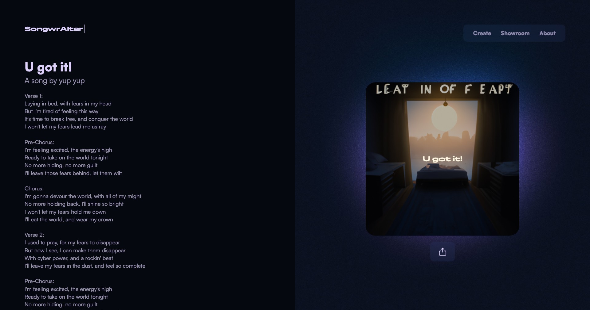 Songwraiter Screenshot