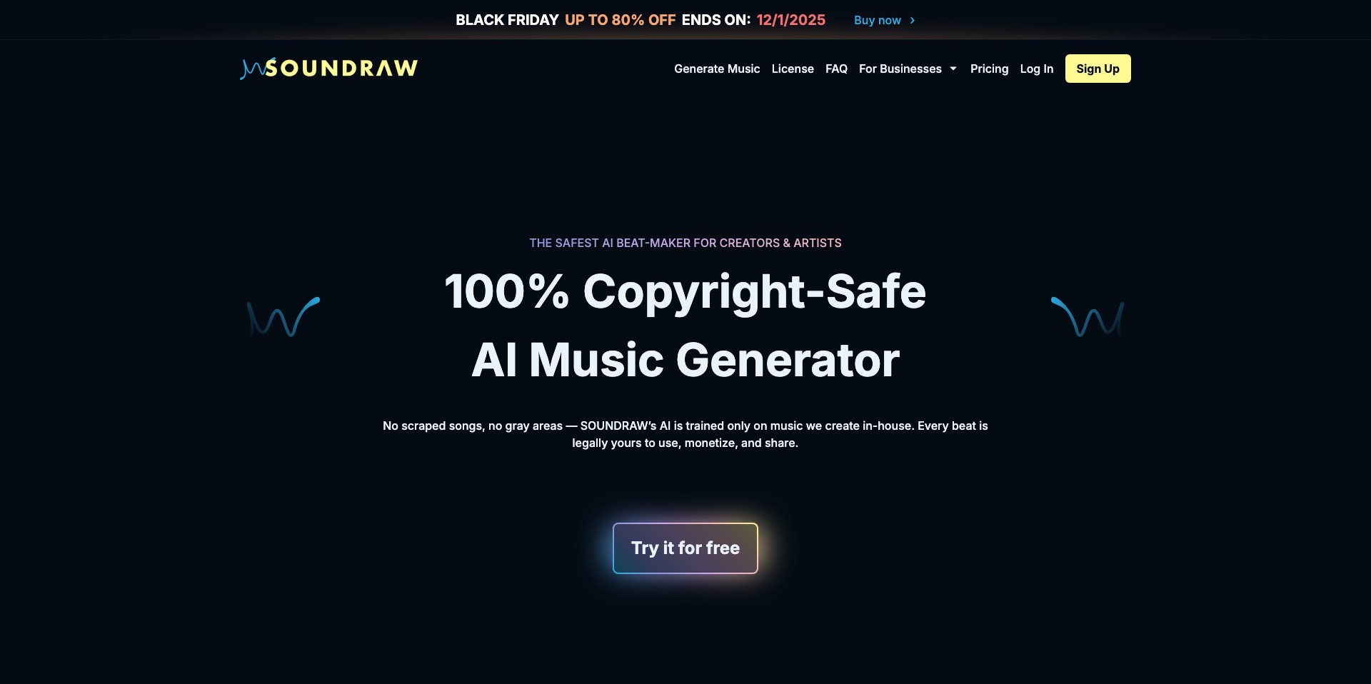 Soundraw Screenshot