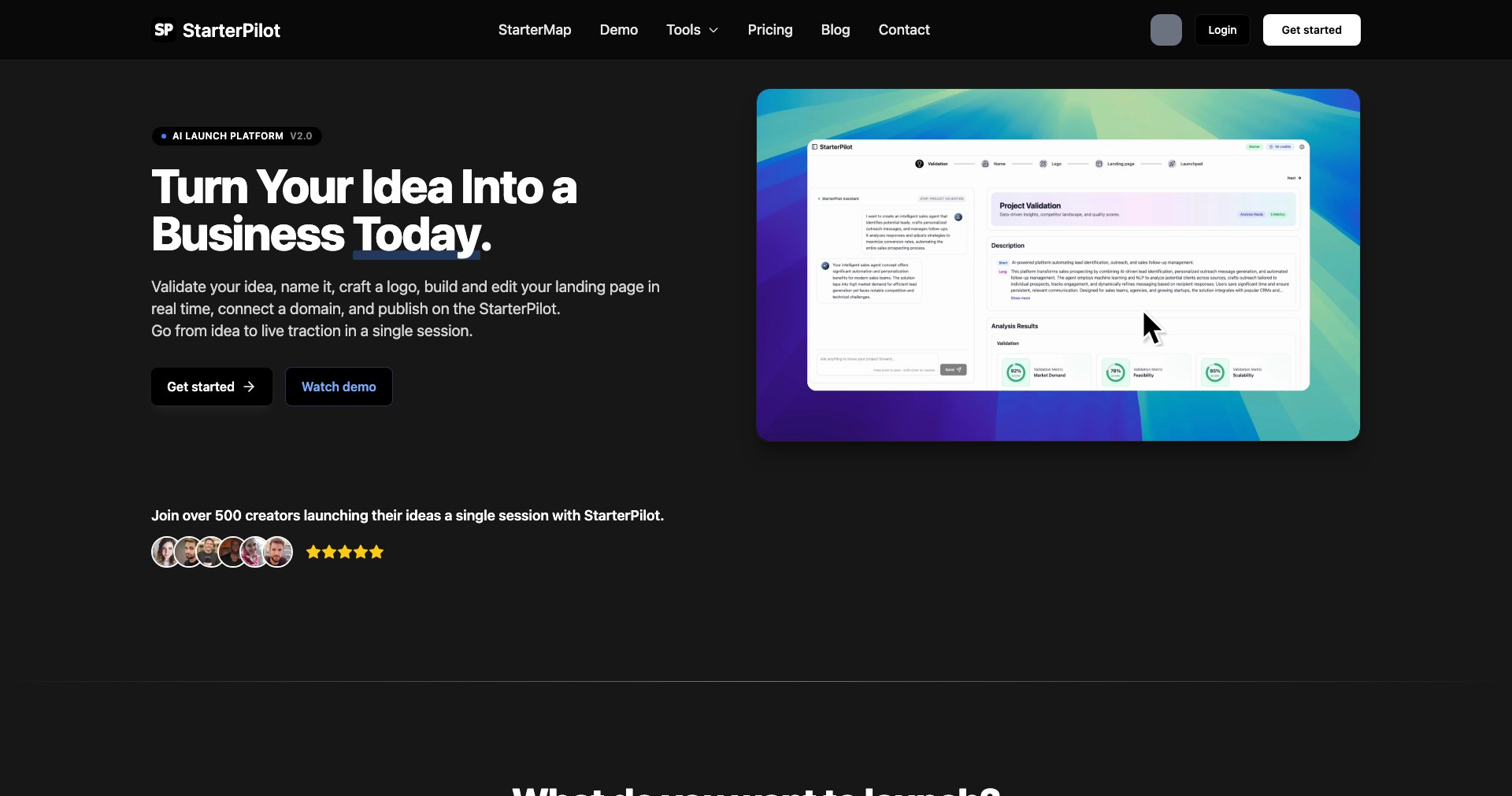StarterPilot v2.0.0 Screenshot
