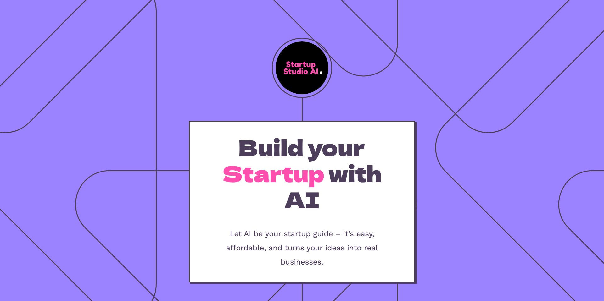 Startup Studio Screenshot