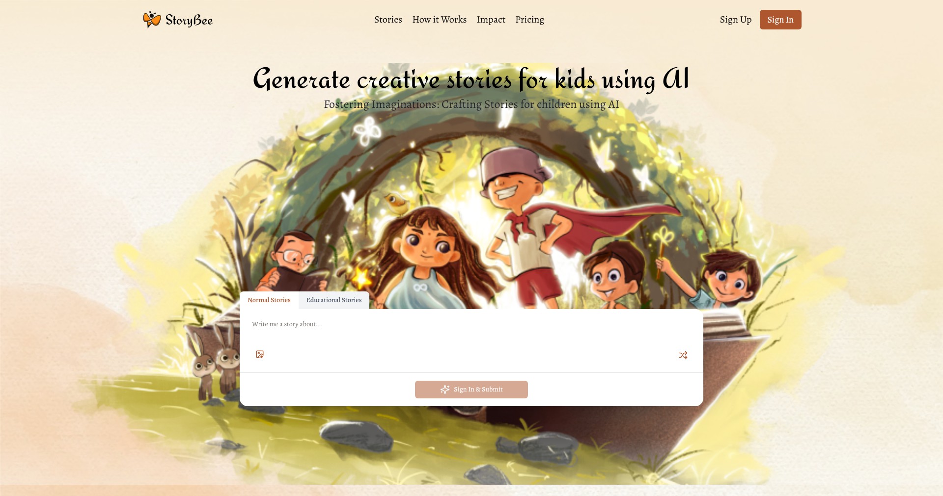 StoryBee Screenshot