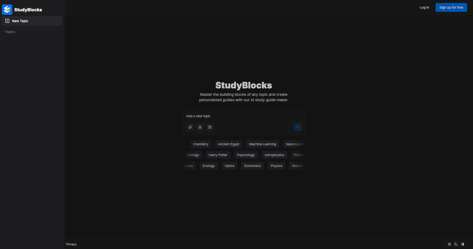 StudyBlocks Screenshot