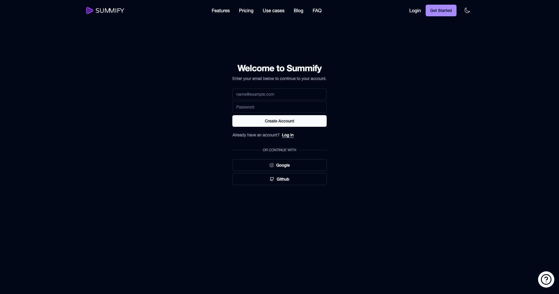 Summify Screenshot
