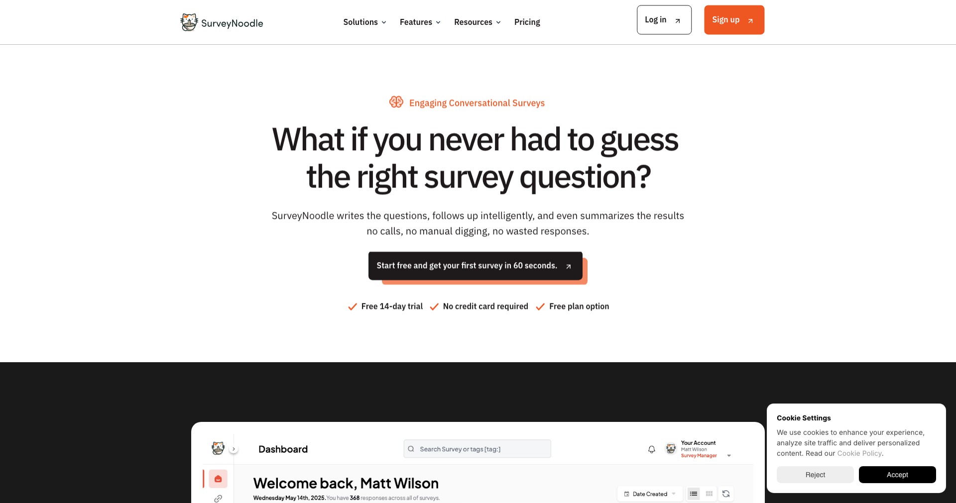 SurveyNoodle Screenshot
