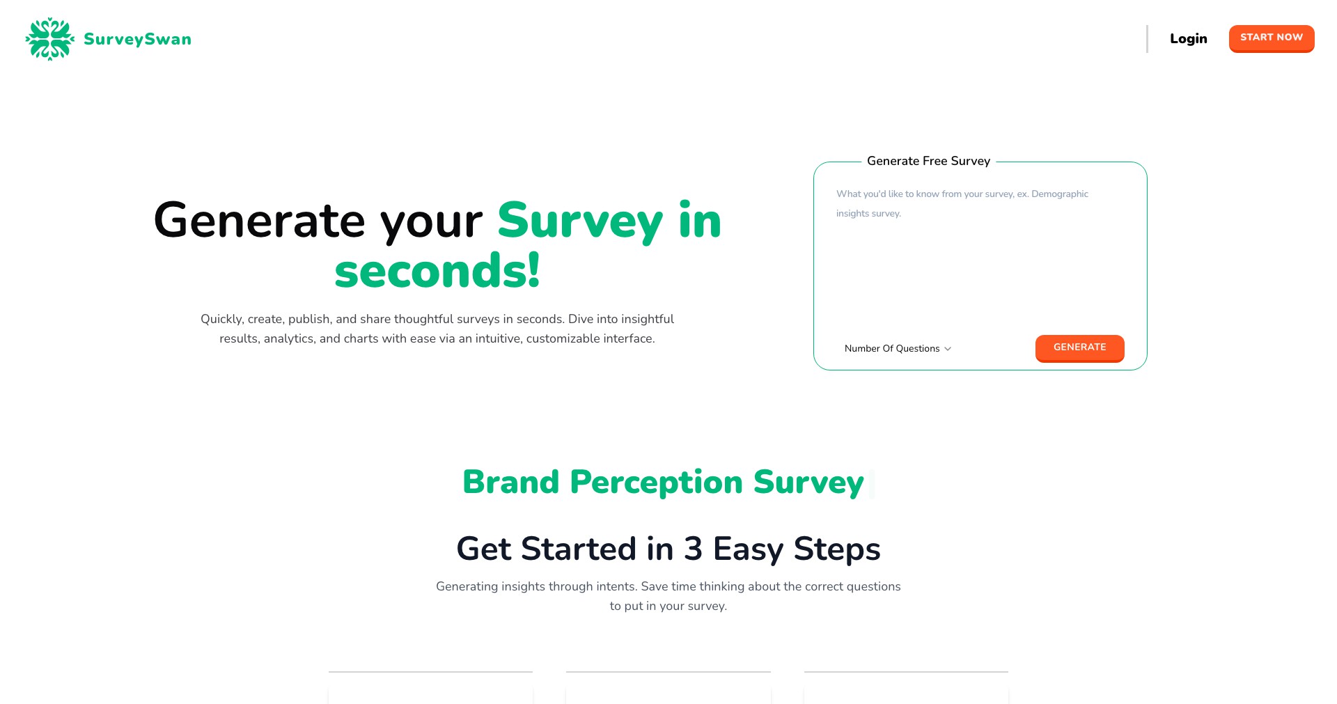 SurveySwan Screenshot