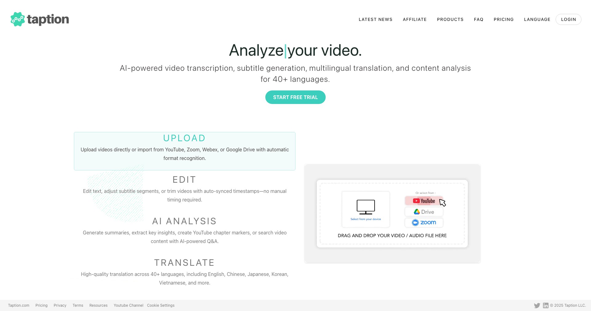 Taption Screenshot