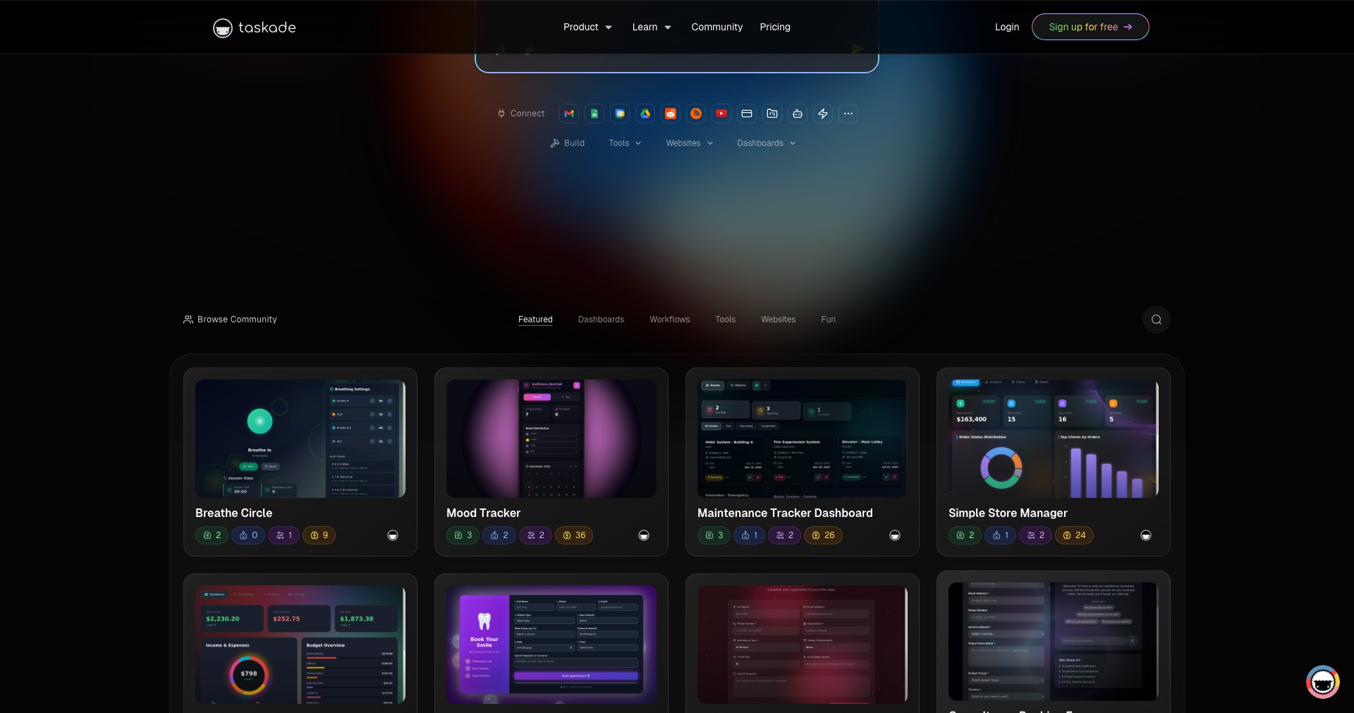 Taskade Screenshot