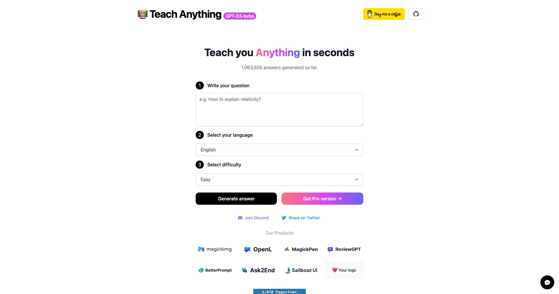Teach Anything Screenshot