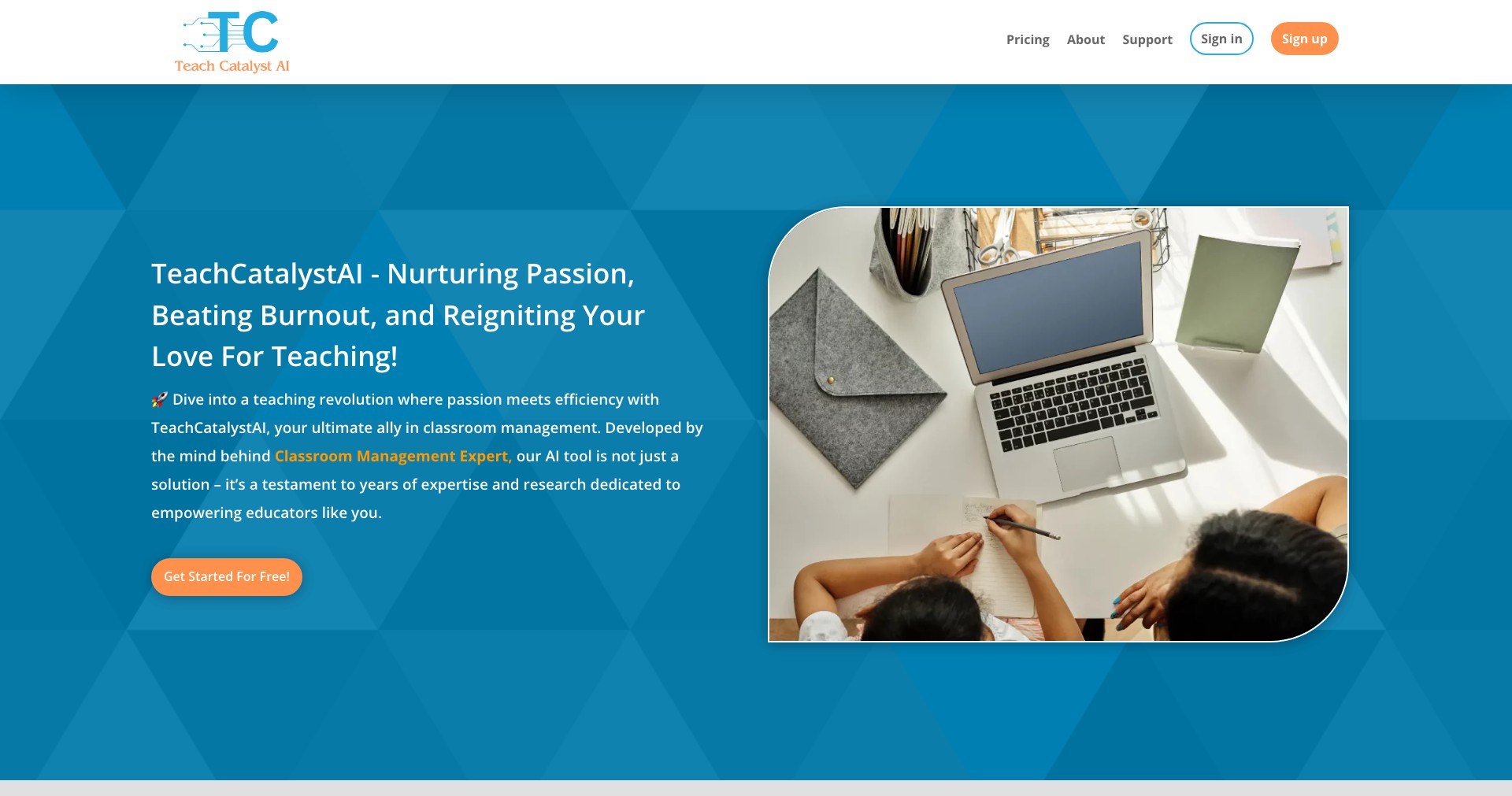 TeachCatalystAI Screenshot