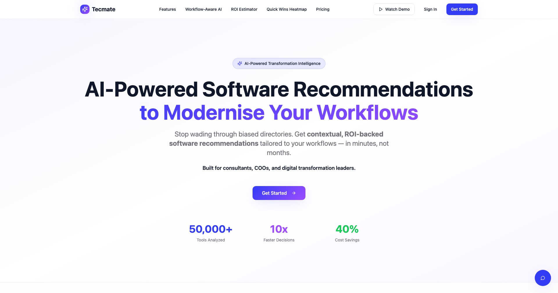 Tecmate Screenshot