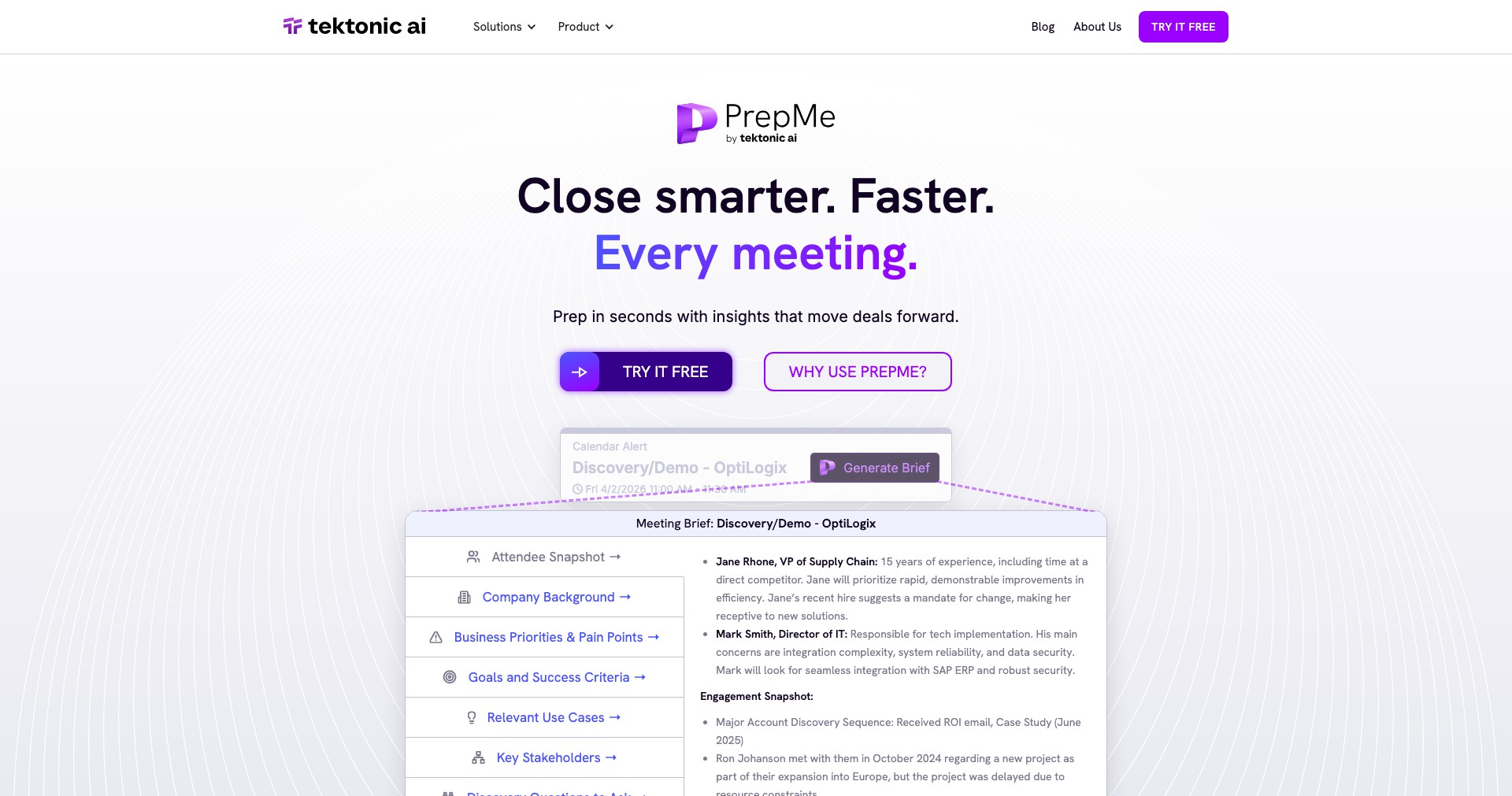 Tektonic AI Screenshot