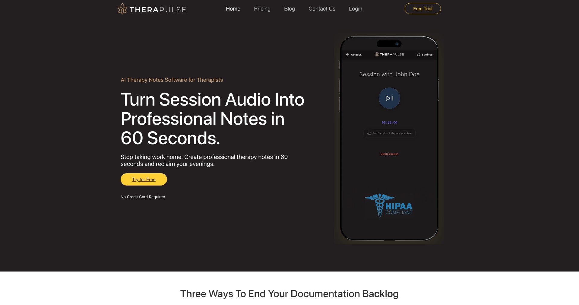 TheraPulse Screenshot