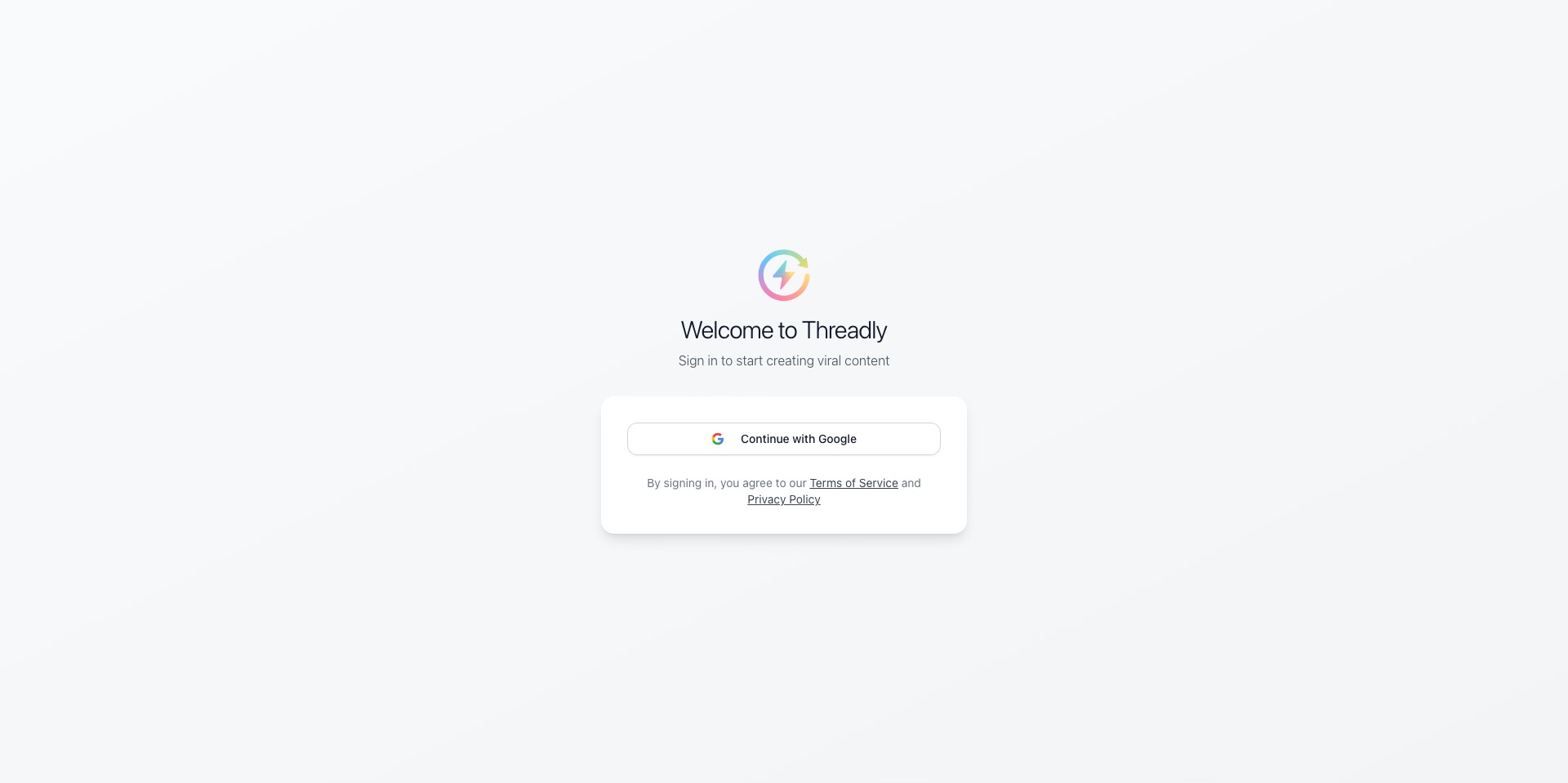 ThreadlyApp.co Screenshot