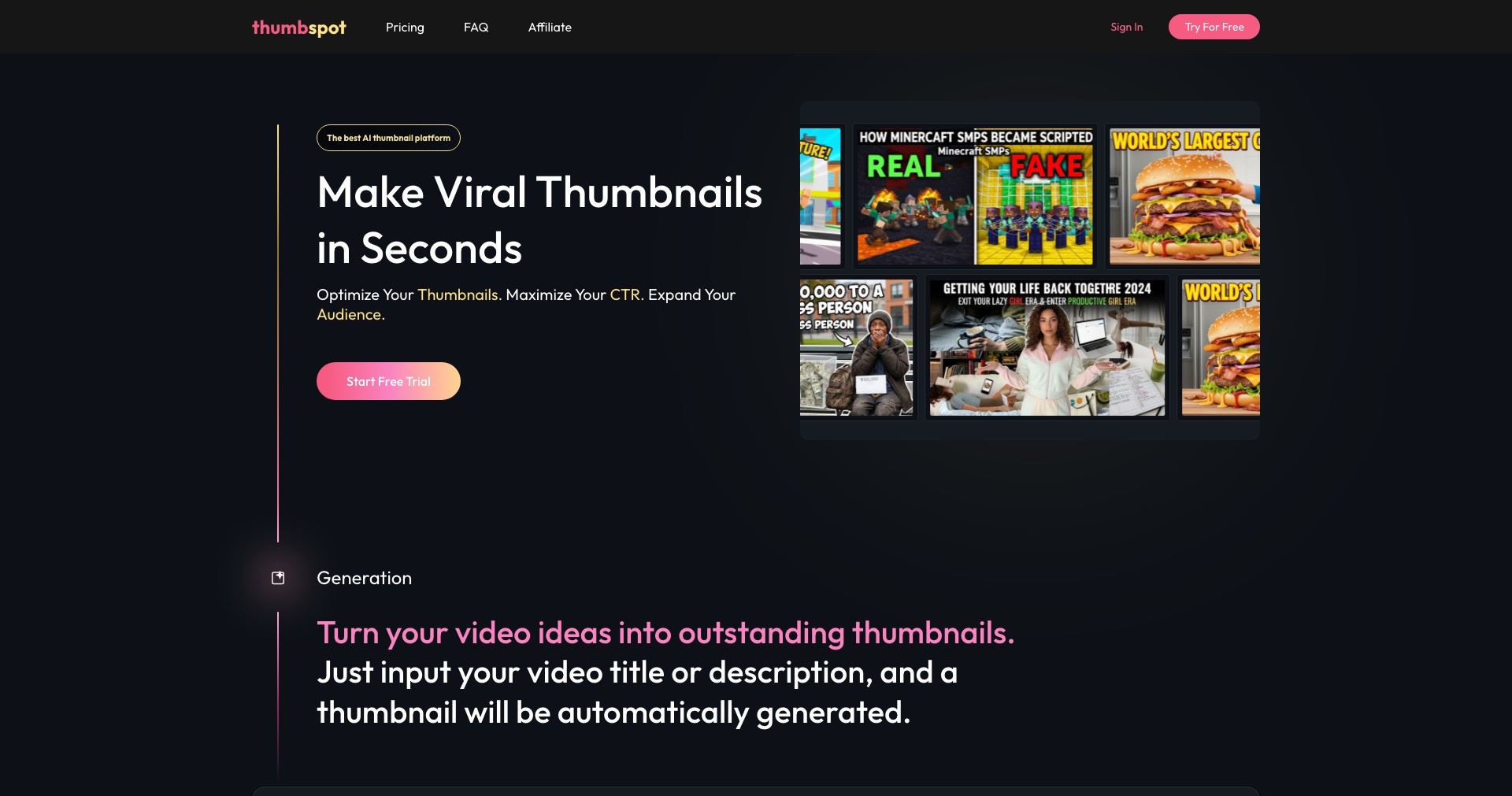 Thumbspot Screenshot